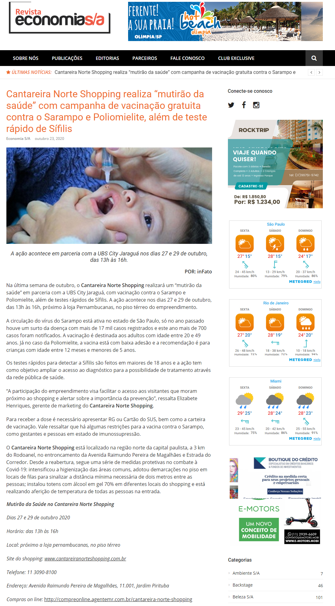 Revista Economia S/A online