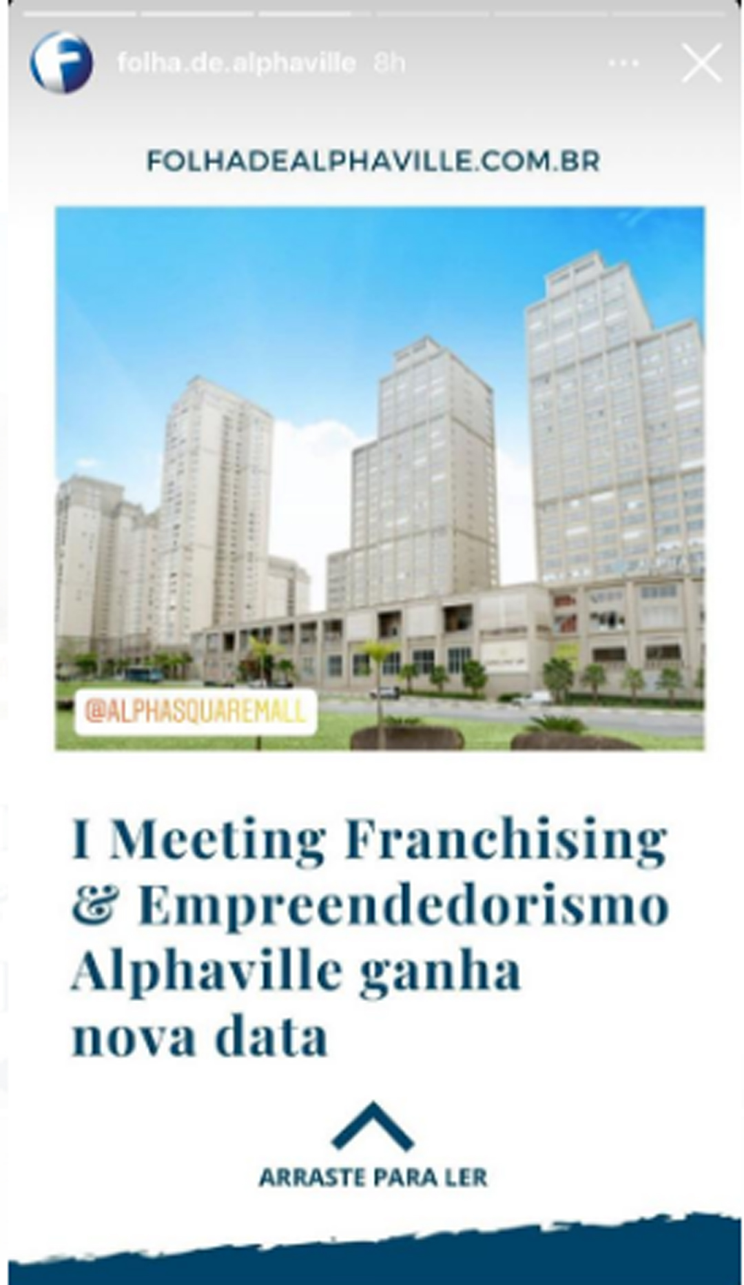 Instagram Folha de Alphaville