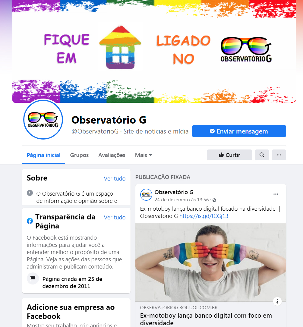 Fanpage Observatório G