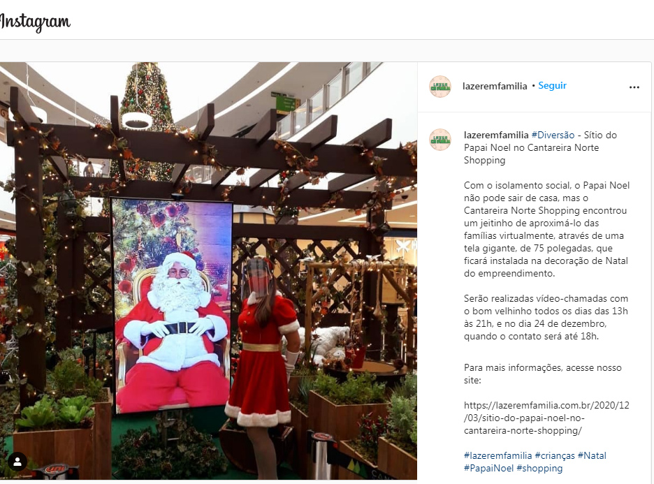 Instagram Lazer em Família