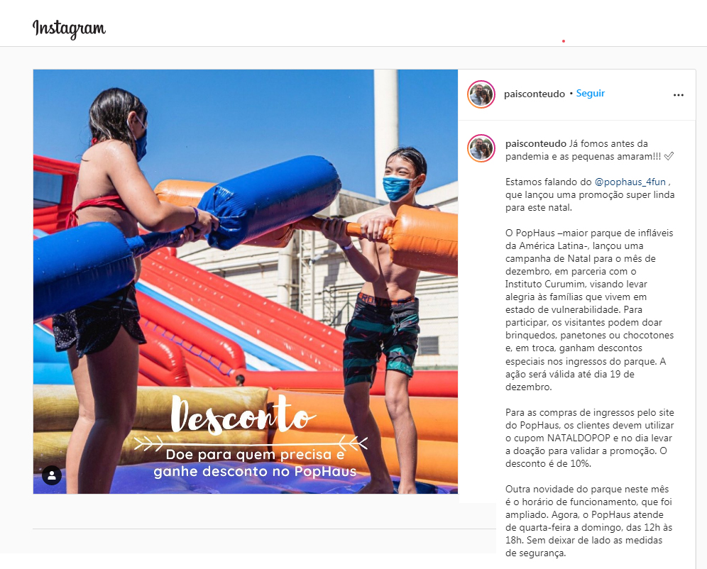 Instagram Pais Conteúdo