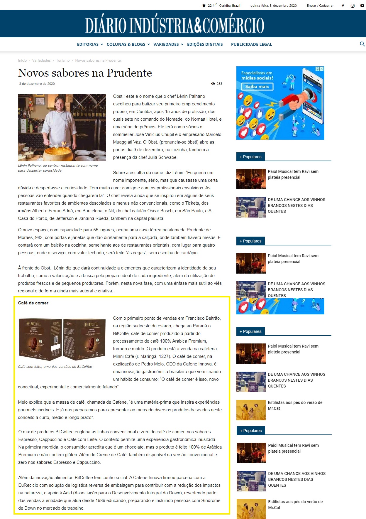 Portal Diário Indústria & Comércio
