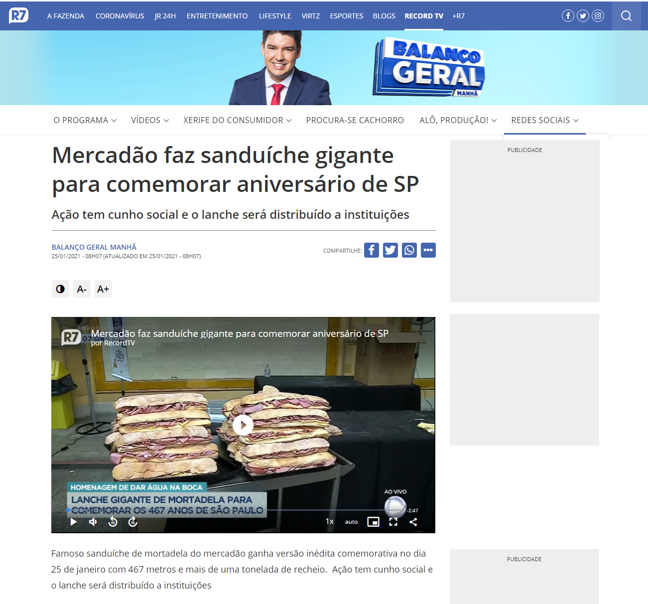 TV Record – Balanço Geral