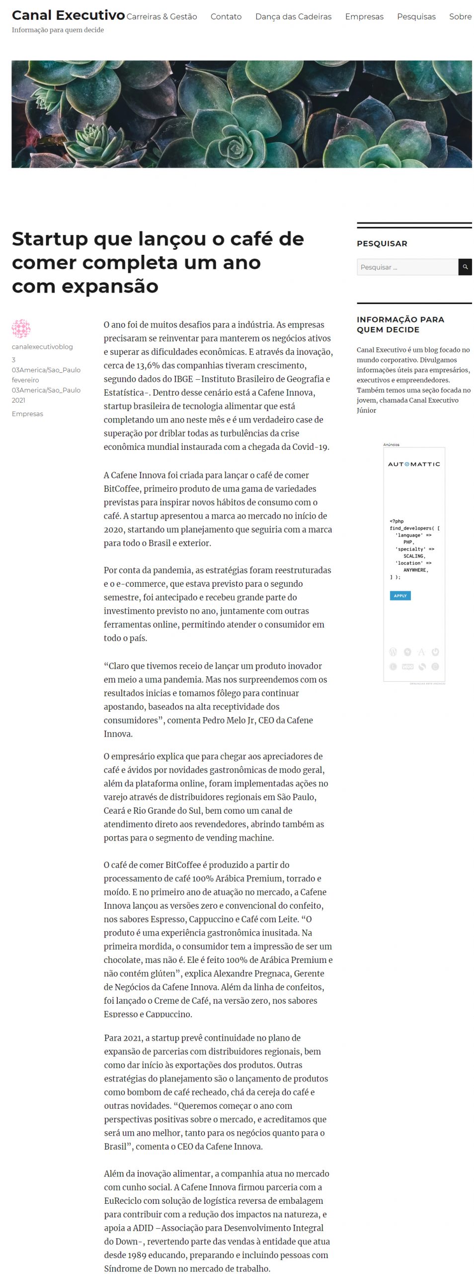 Portal Canal Executivo