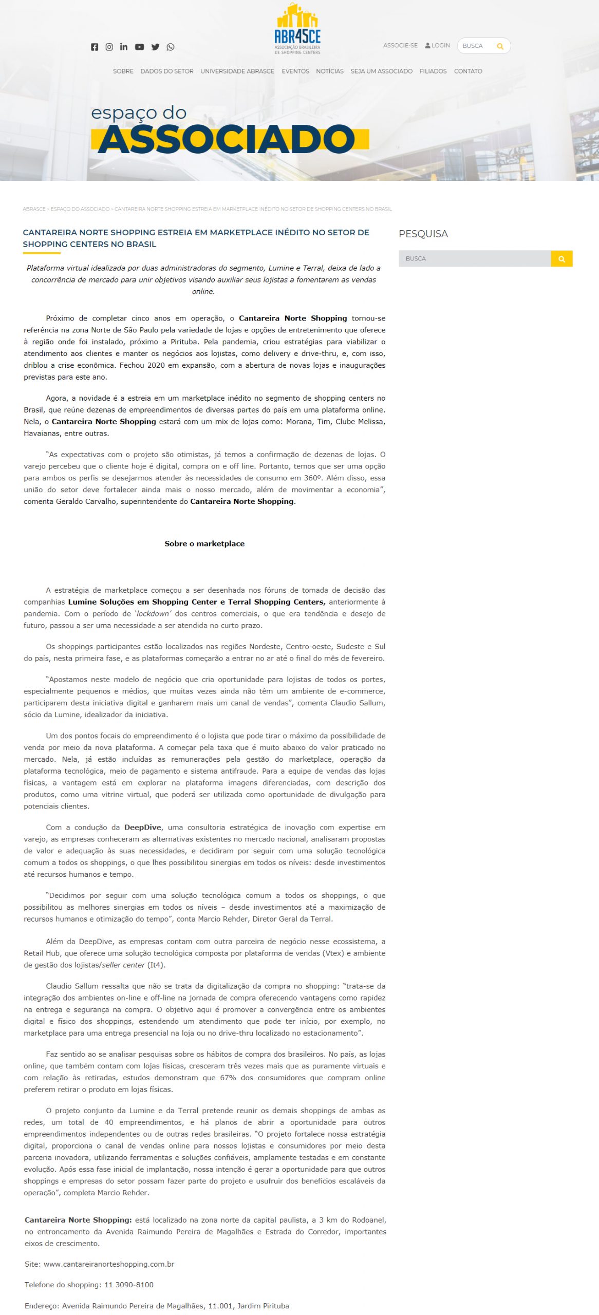 Portal Abrasce