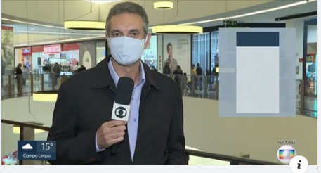 Cantareira Norte Shopping na TV Globo – SPTV 2 Edição – Maio.2021