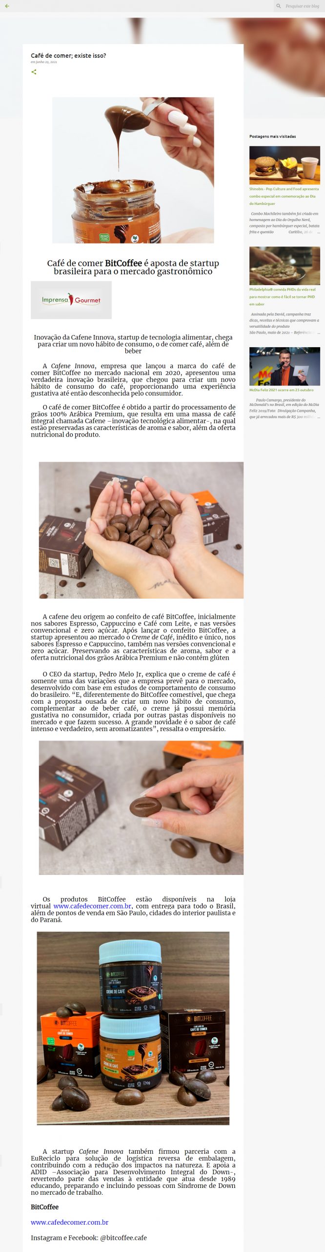Portal Imprensa Gourmet