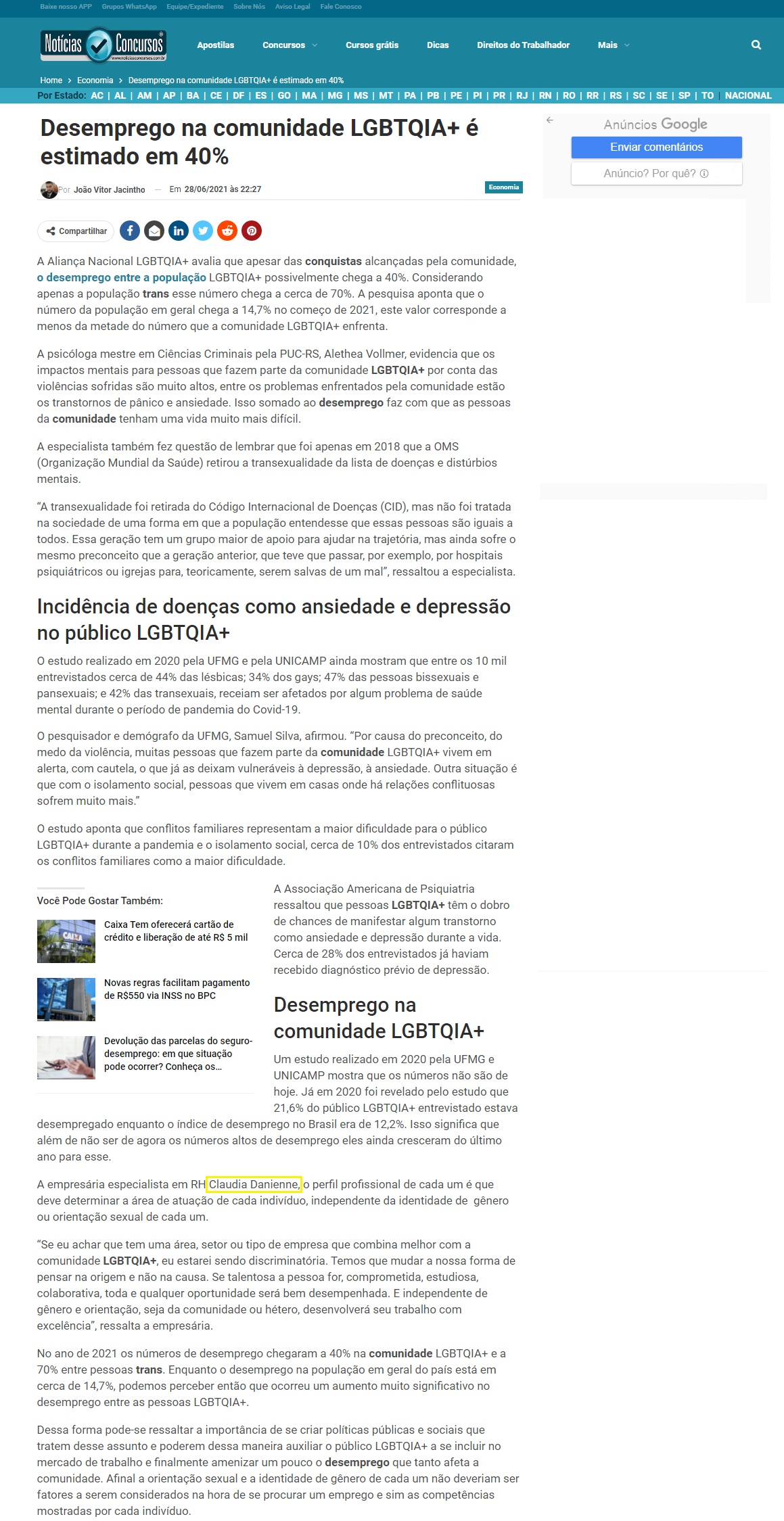 Portal Notícias Concursos