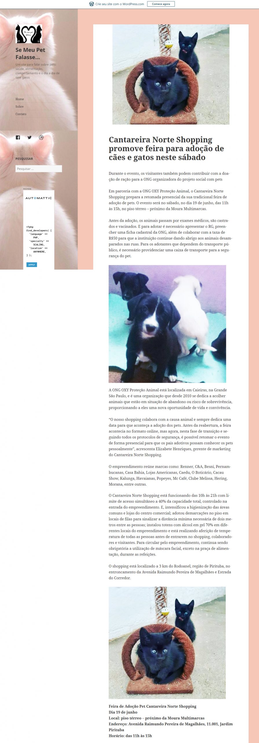 Portal Se Meu Pet Falasse