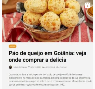 Formaggio Mineiro no Portal Mais Cinco – Julho.2021