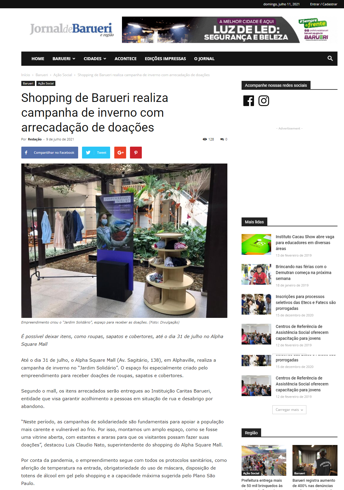 Jornal de Barueri e Região online