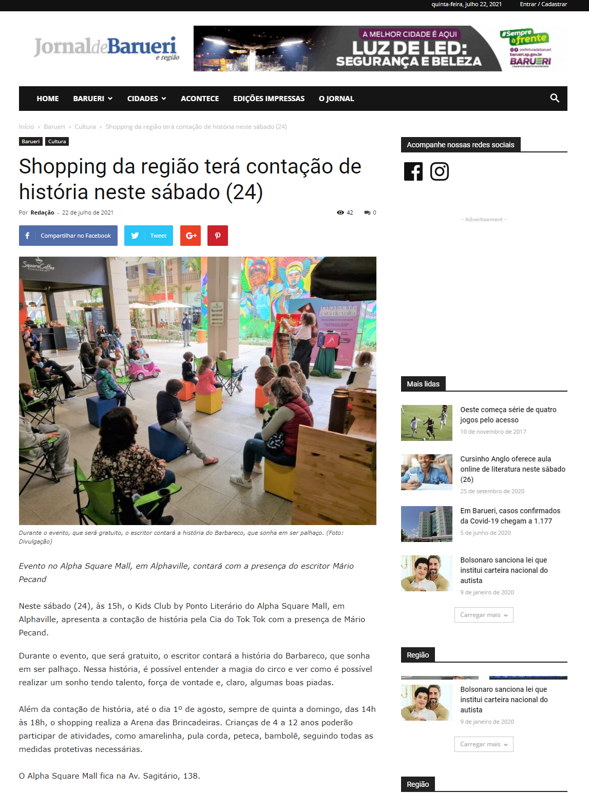 Jornal de Barueri e Região online