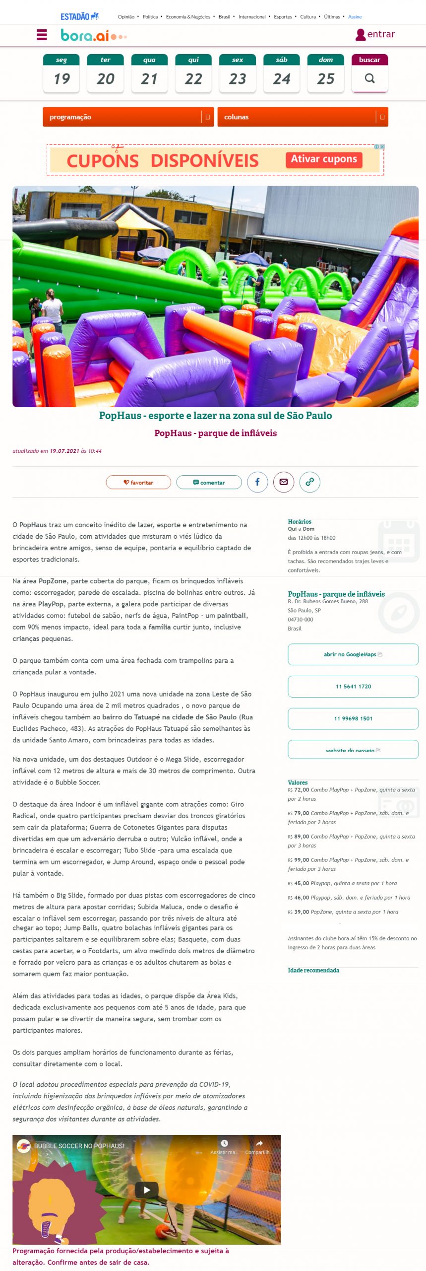 Portal Estadão Bora.aí