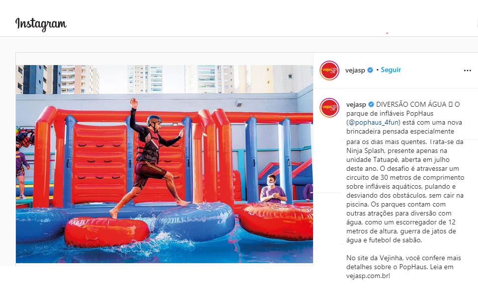 Instagram Veja São Paulo