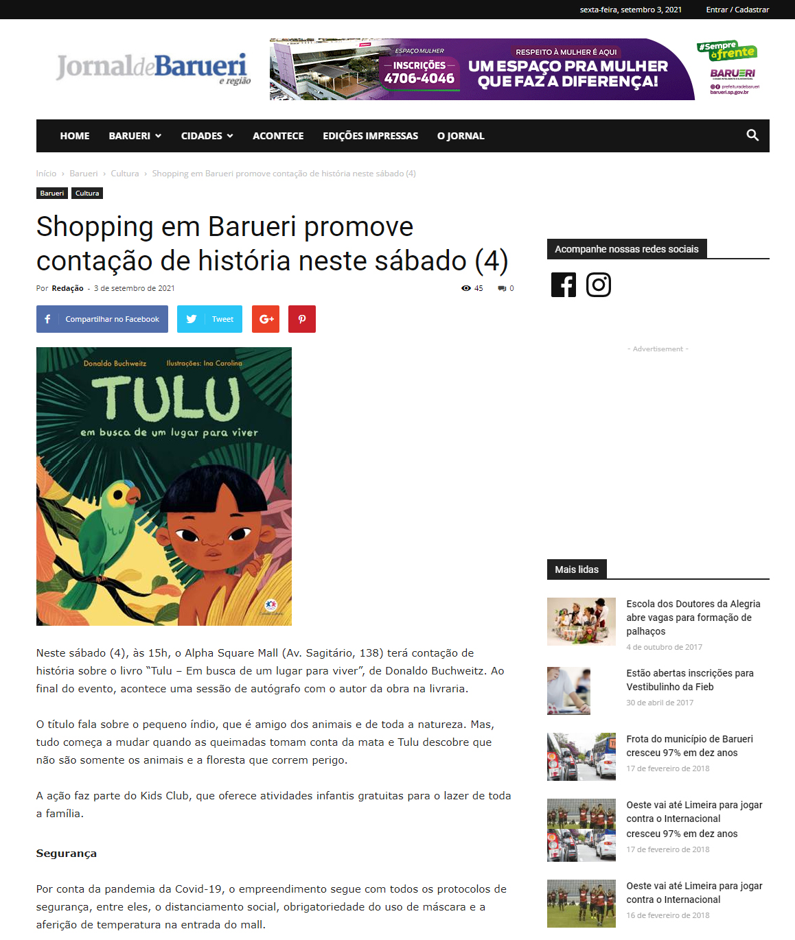 Jornal de Barueri e Região online
