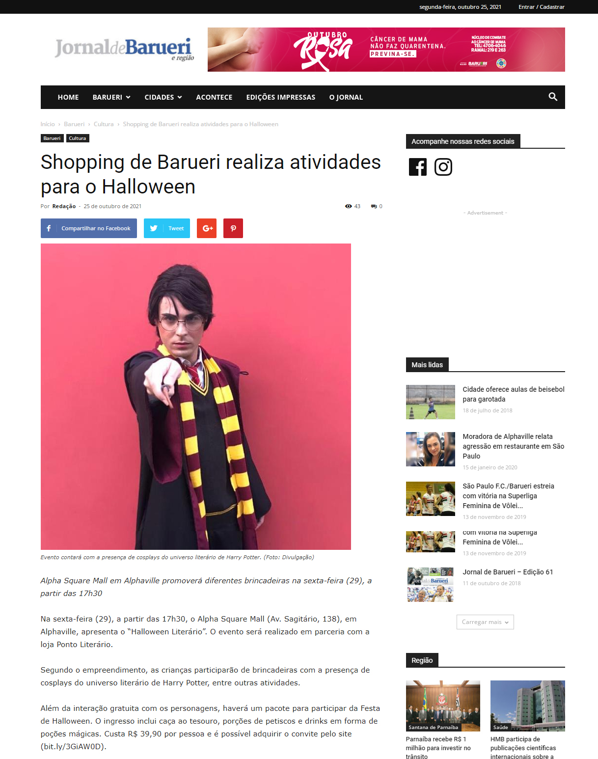 Jornal de Barueri e Região online