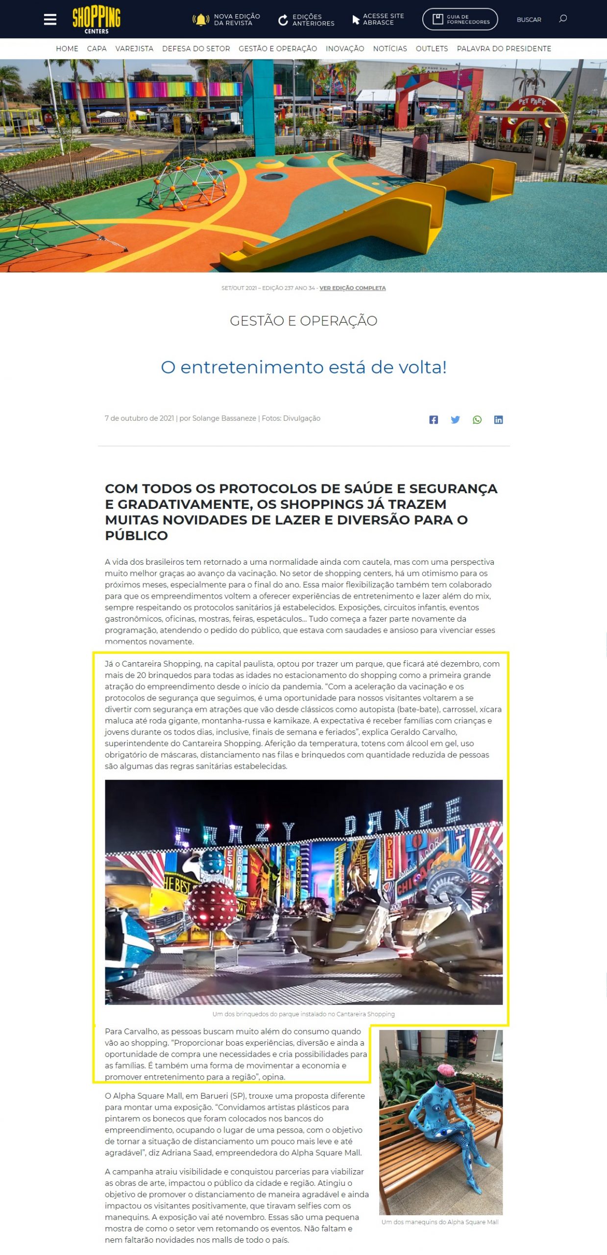 Revista Shopping Centers Digital