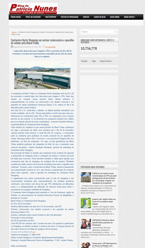 Blog Patricio Nunes