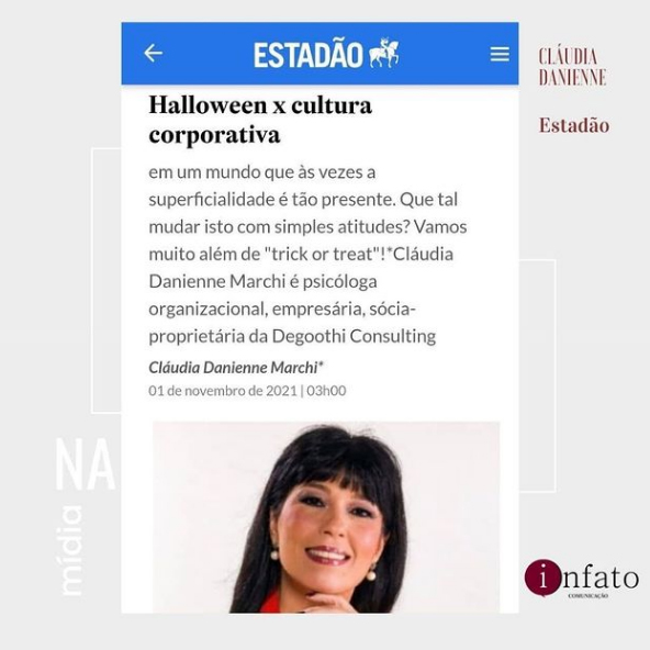 Cláudia Danienne no Portal Estadão – Novembro.2021