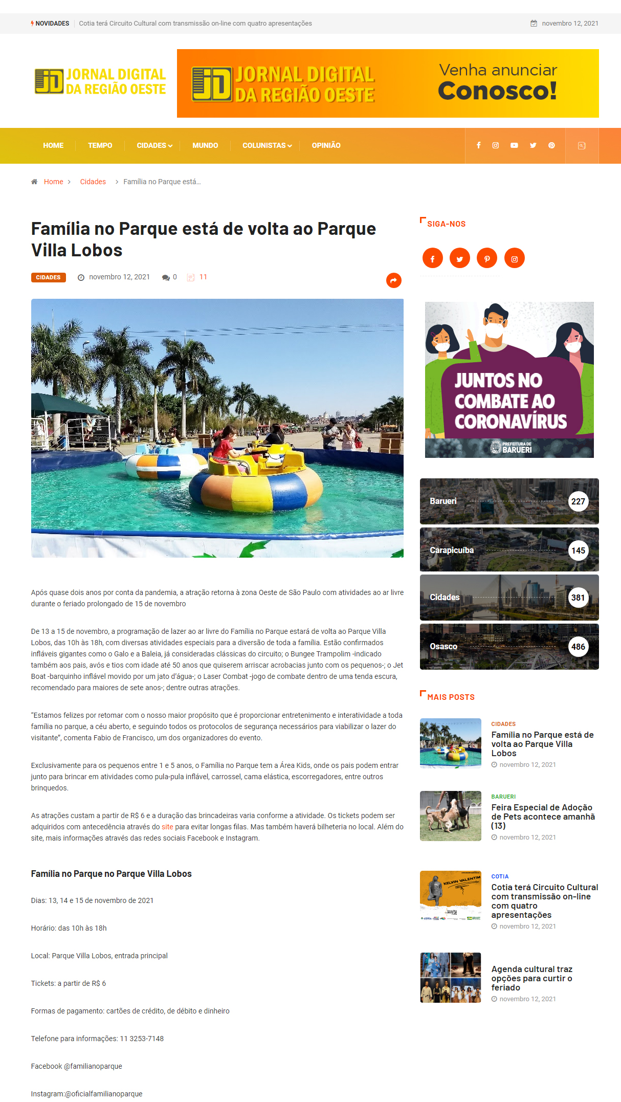 Jornal Digital Região Oeste