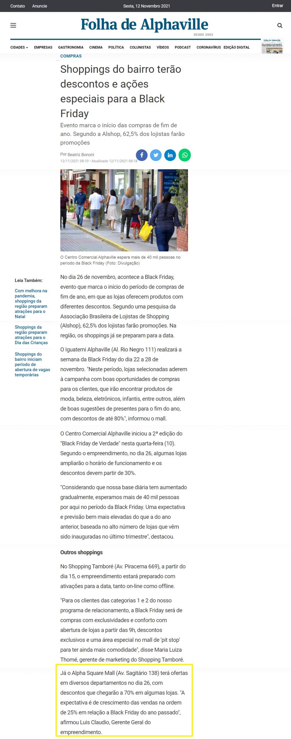 Portal Folha de Alphaville