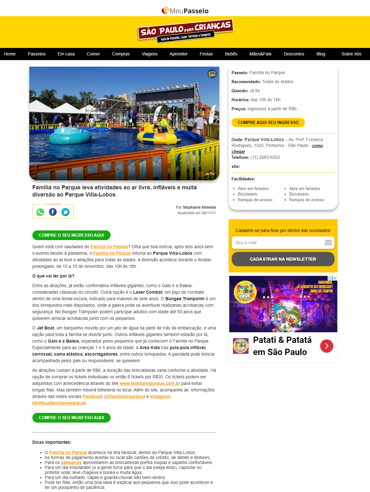 Portal São Paulo para Crianças